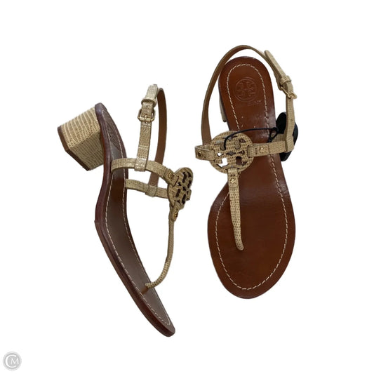 Sandals Designer By Tory Burch In Brown, Size: 7.5