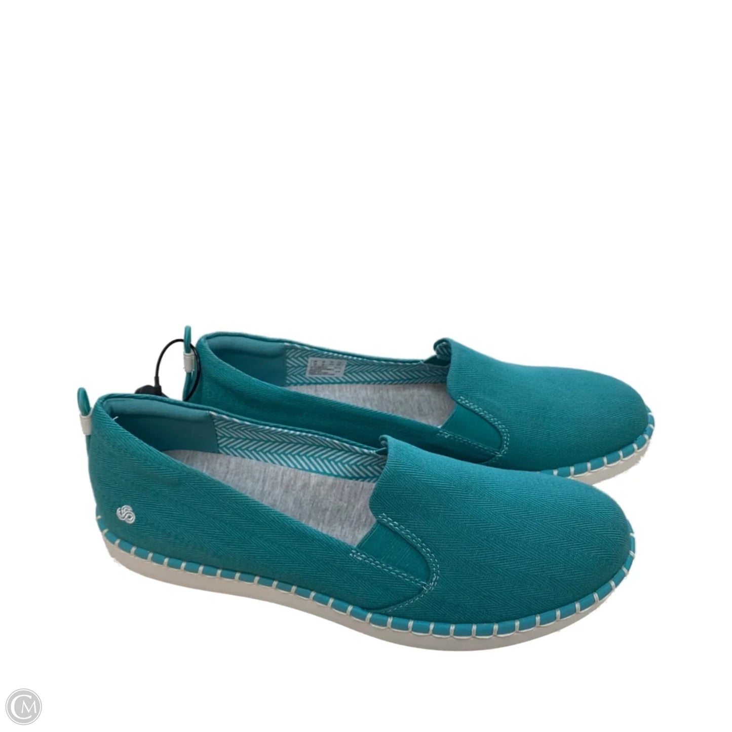 Shoes Flats By Clarks In Blue, Size: 10