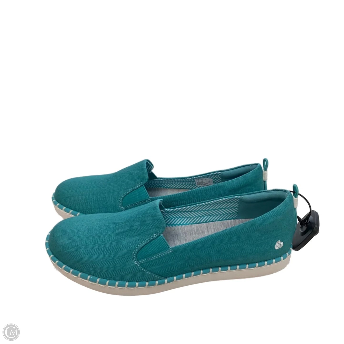 Shoes Flats By Clarks In Blue, Size: 10