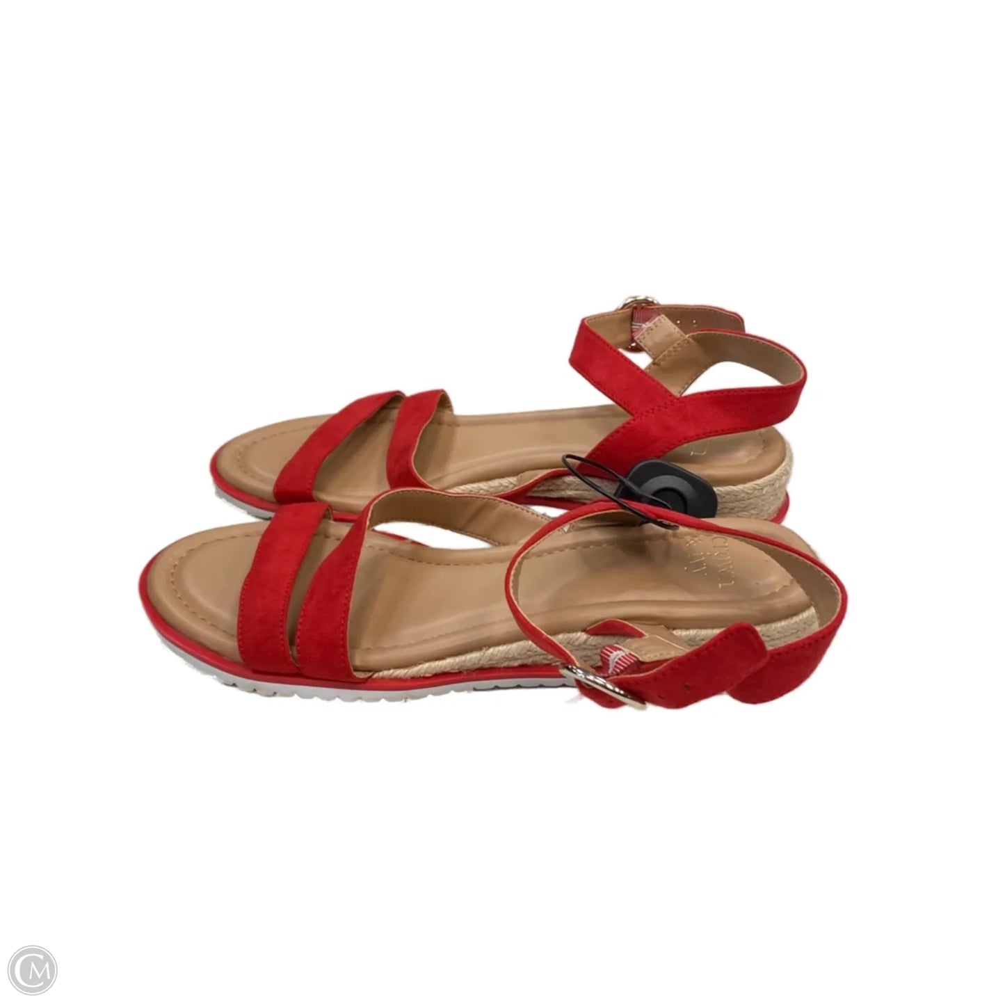 Sandals Flats By Crown And Ivy In Red, Size: 9