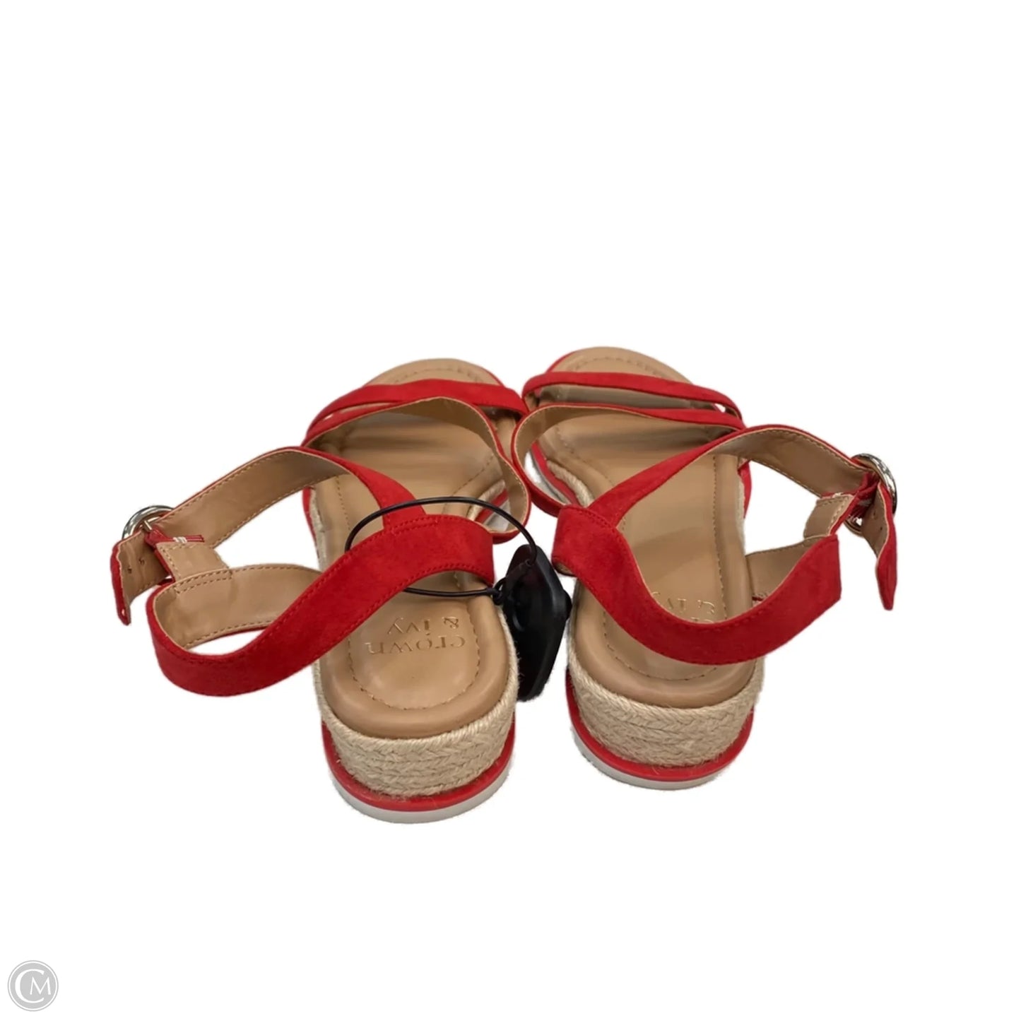 Sandals Flats By Crown And Ivy In Red, Size: 9