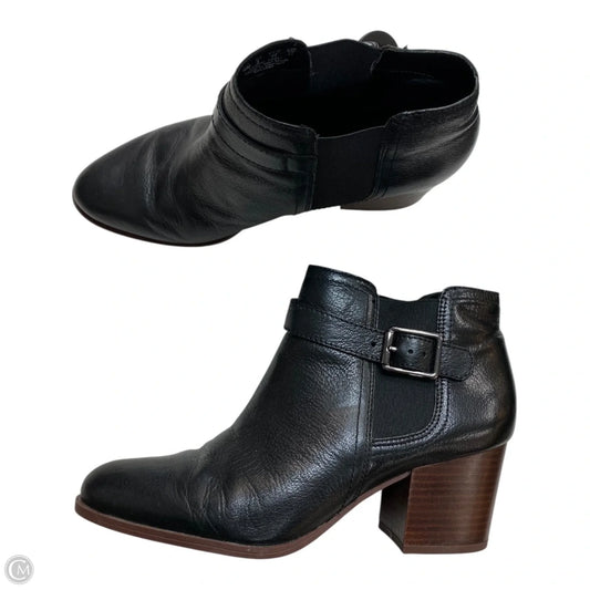 Boots Ankle Heels By Franco Sarto In Black, Size: 10