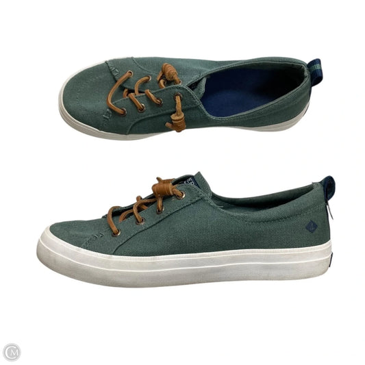 Shoes Sneakers By Sperry In Green, Size: 7.5