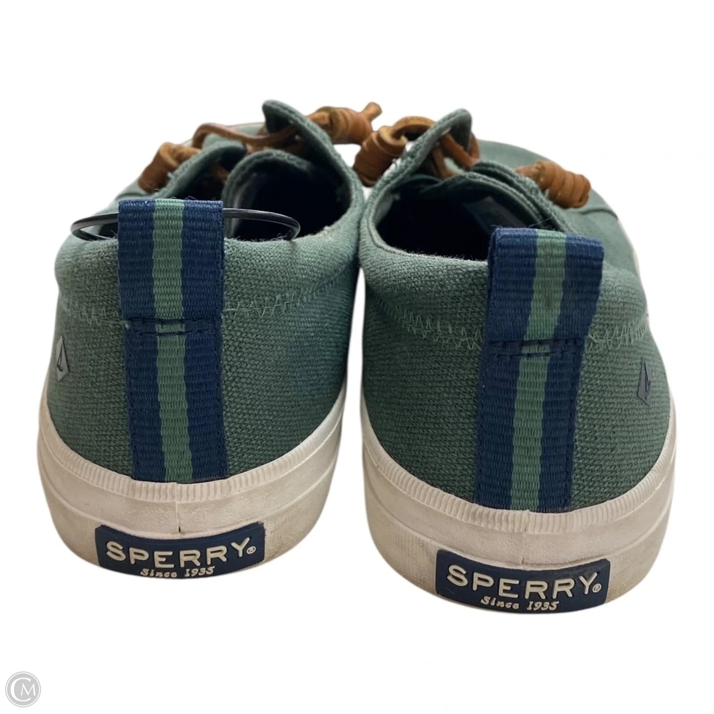 Shoes Sneakers By Sperry In Green, Size: 7.5