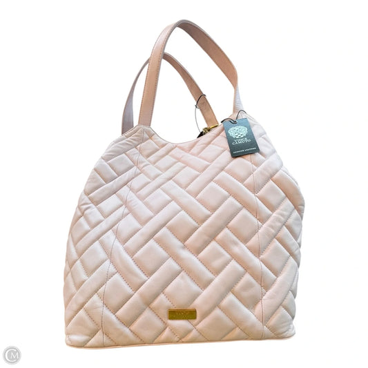 Handbag Leather By Vince Camuto, Size: Large