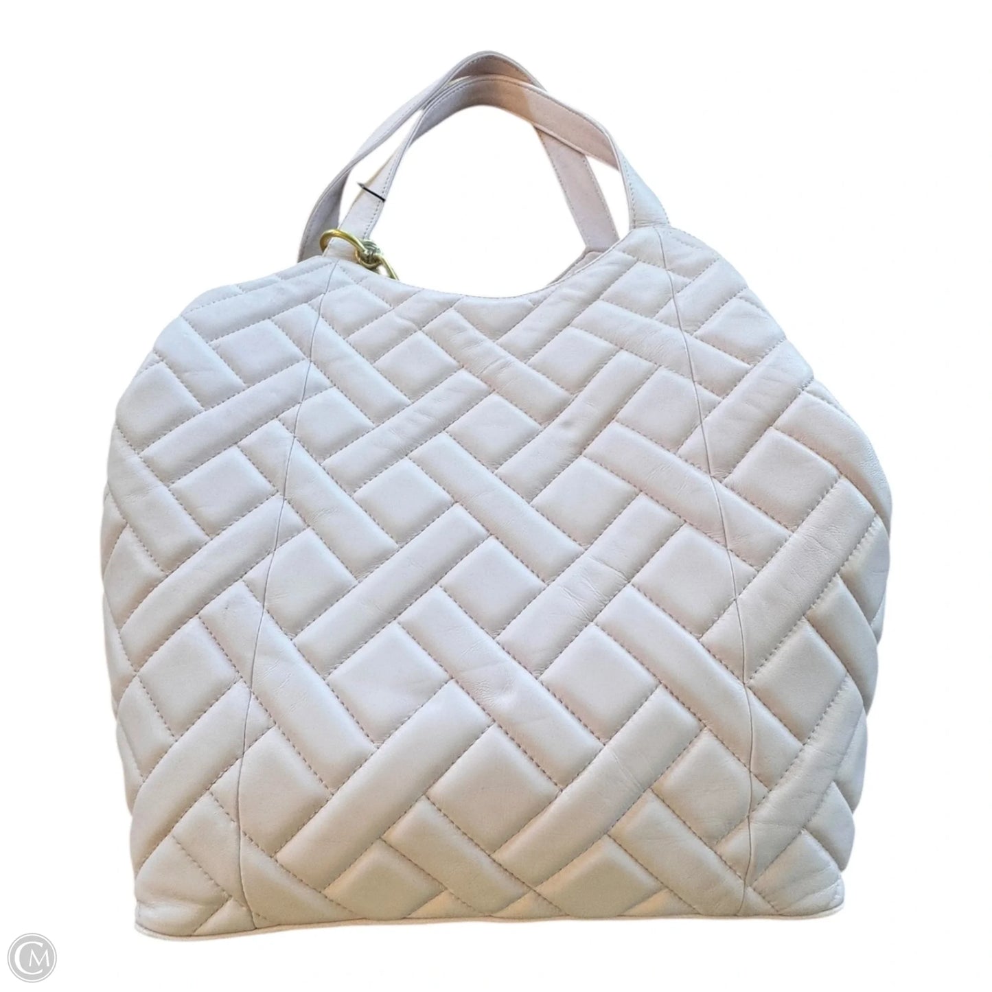 Handbag Leather By Vince Camuto, Size: Large