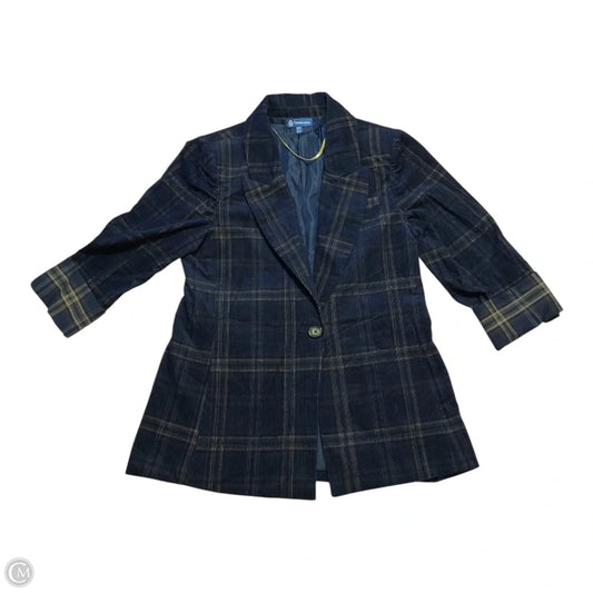 Blazer By Democracy In Plaid Pattern, Size: Xs