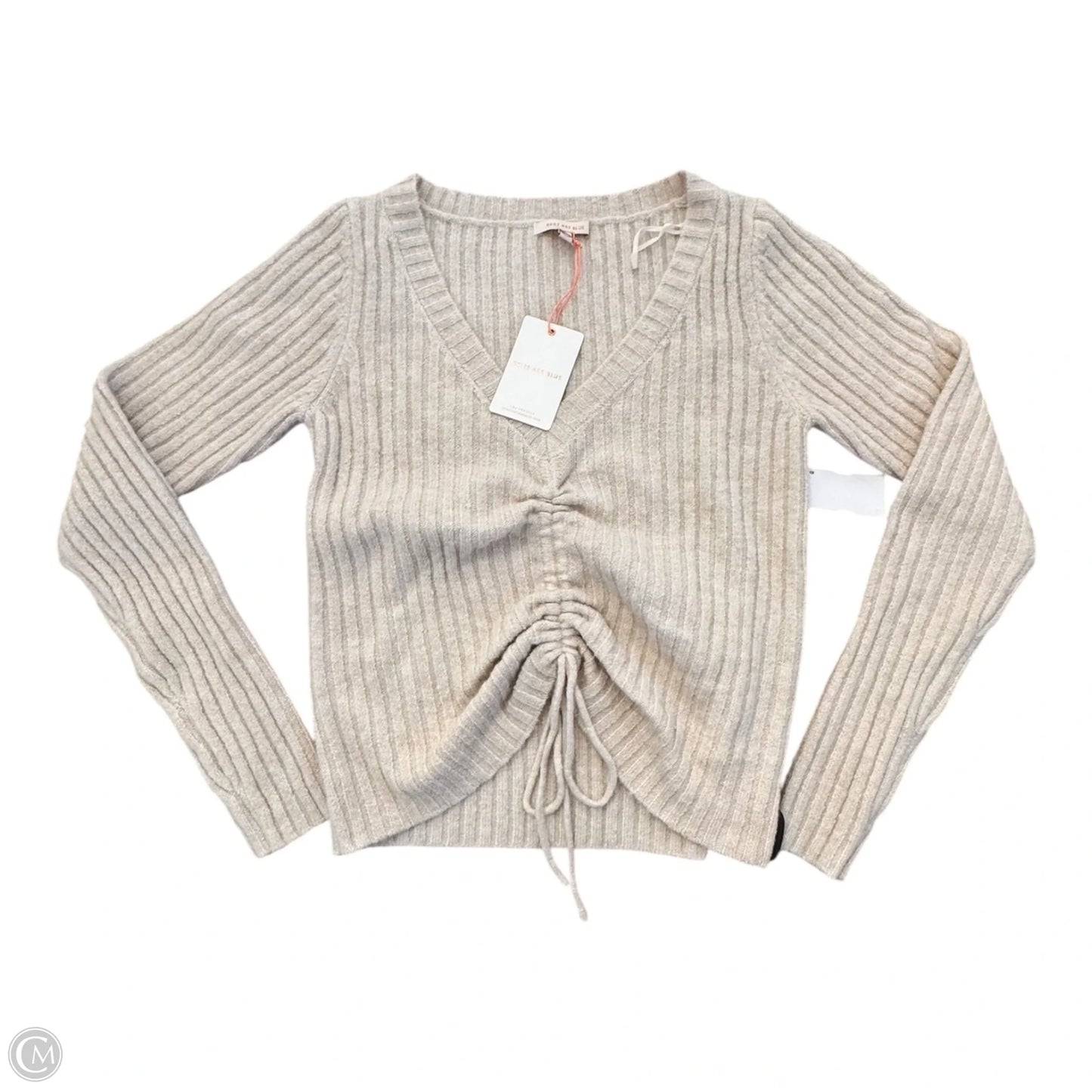 Sweater By Skies Are Blue In Cream, Size: Xs
