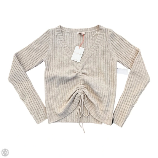 Sweater By Skies Are Blue In Cream, Size: Xs