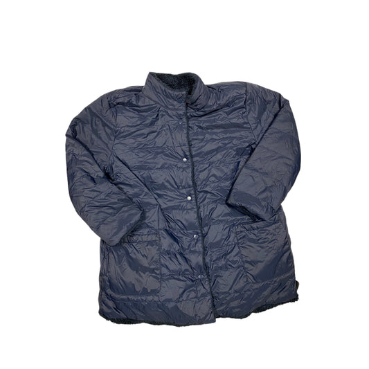 Jacket Fleece By J. Jill In Navy, Size: Xl