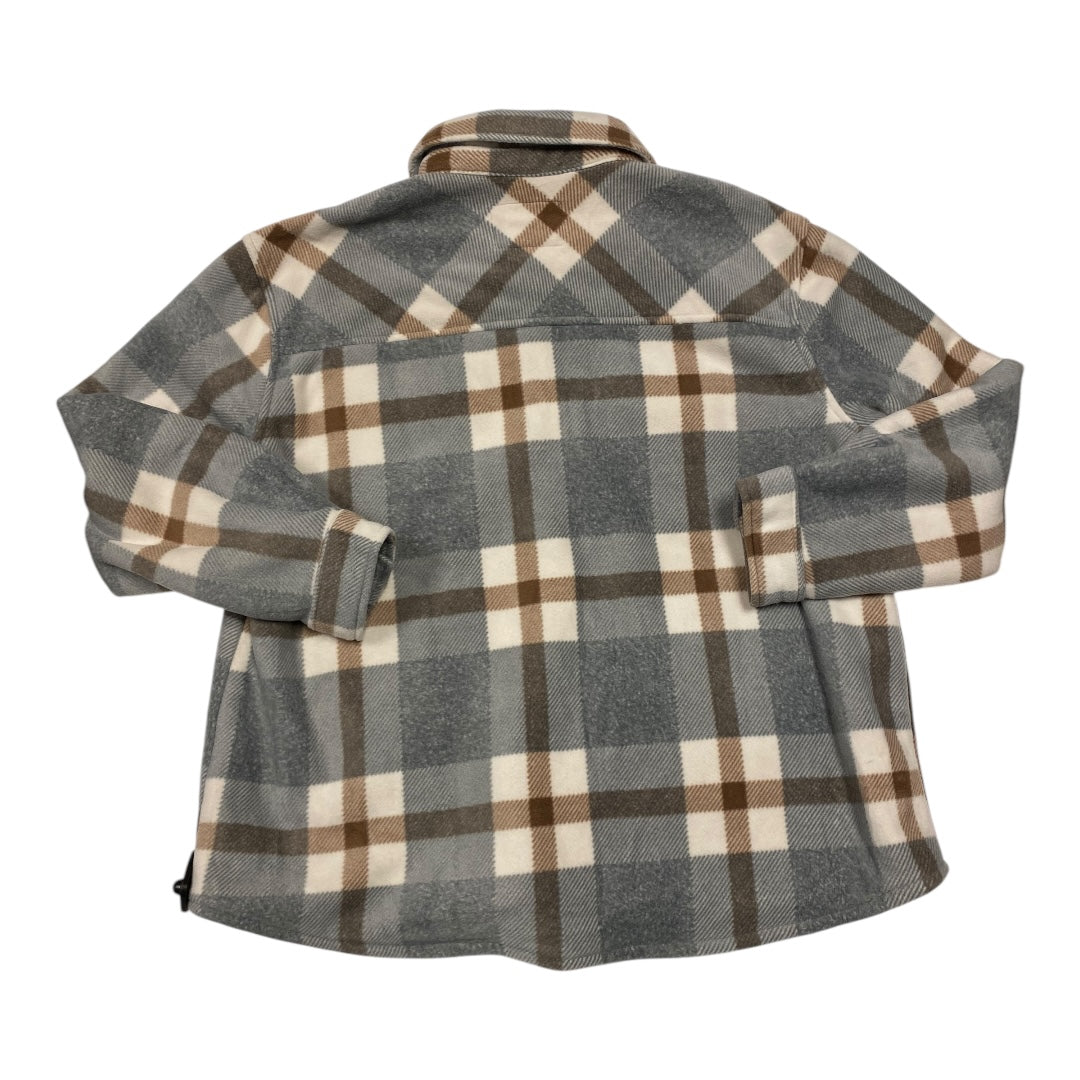 Jacket Shirt By Sage In Plaid Pattern, Size: Xxl