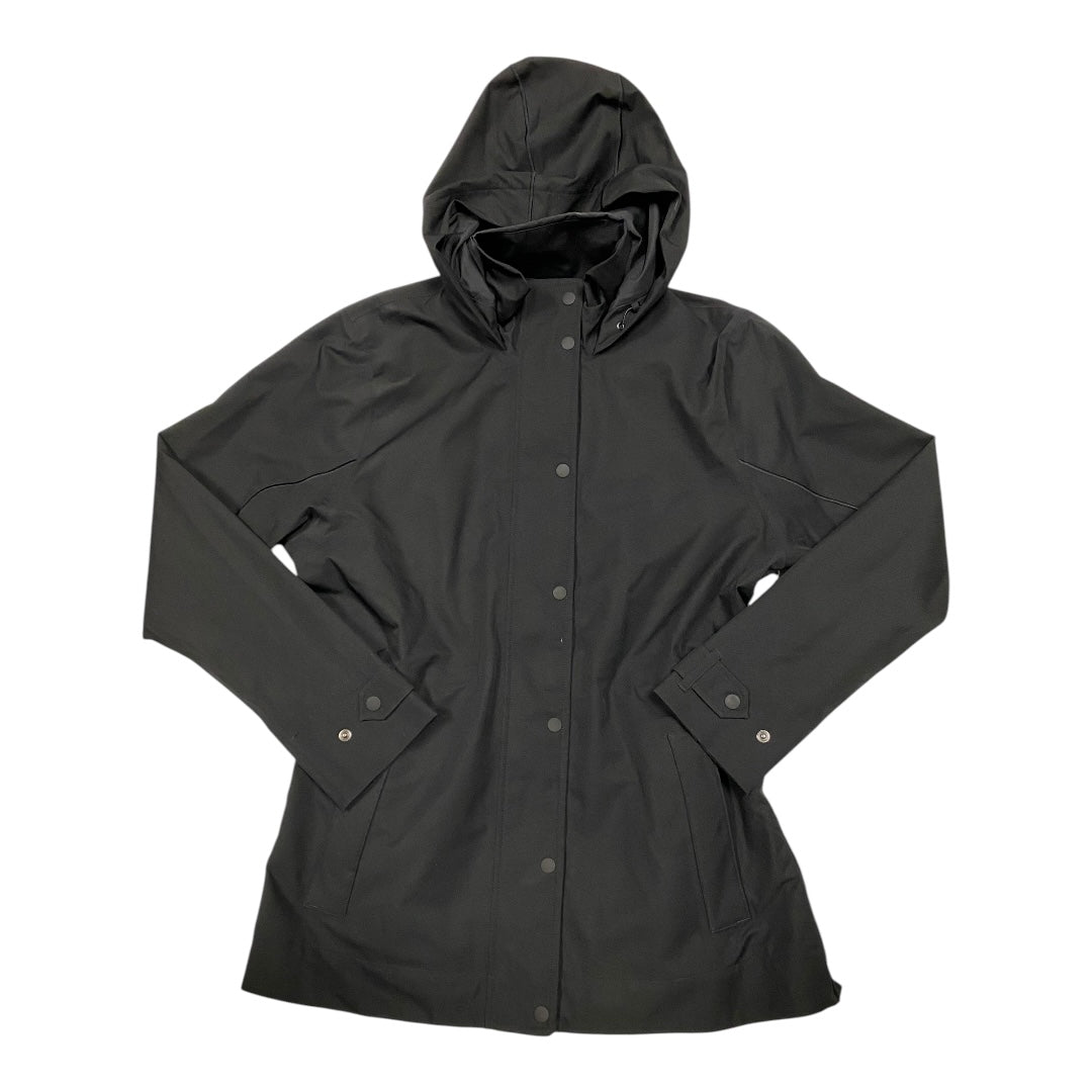 Coat Raincoat By Athleta In Black, Size: M