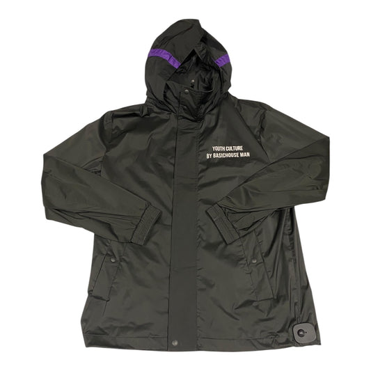 Jacket Windbreaker By BHM YOUTH CULTURE In Black, Size: S