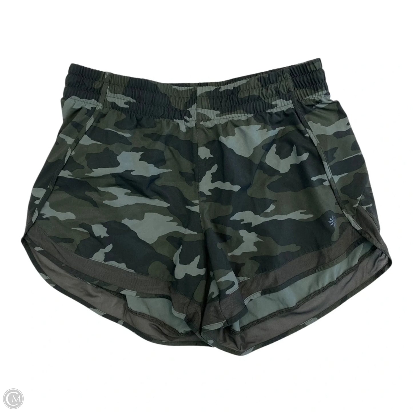 Athletic Shorts By Athleta In Camouflage Print, Size: M