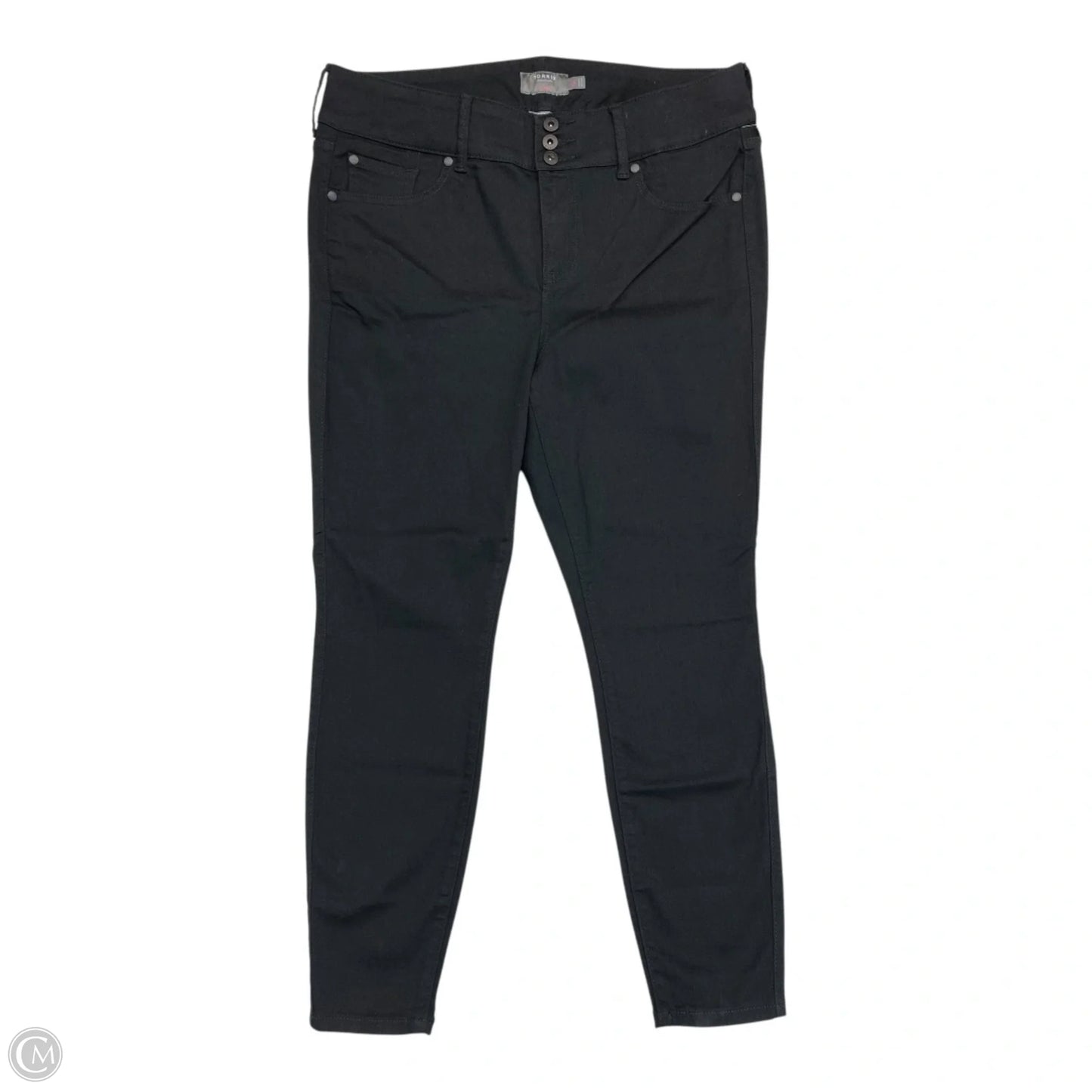 Jeans Jeggings By Torrid In Black, Size: 16