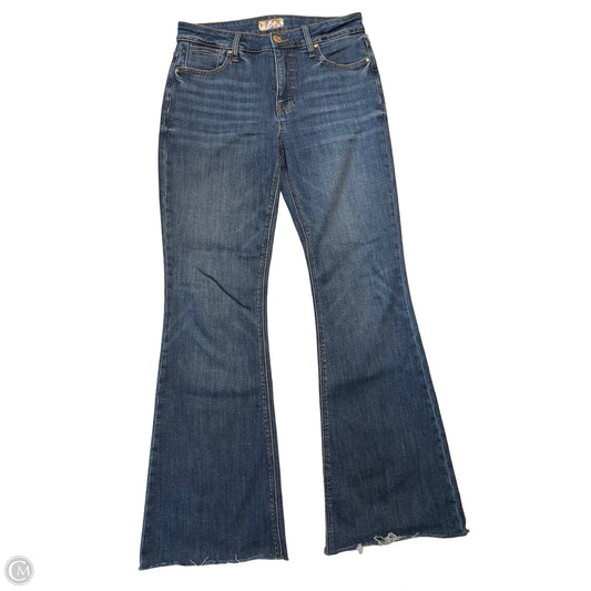 Jeans Flared By Kut In Blue, Size: 6