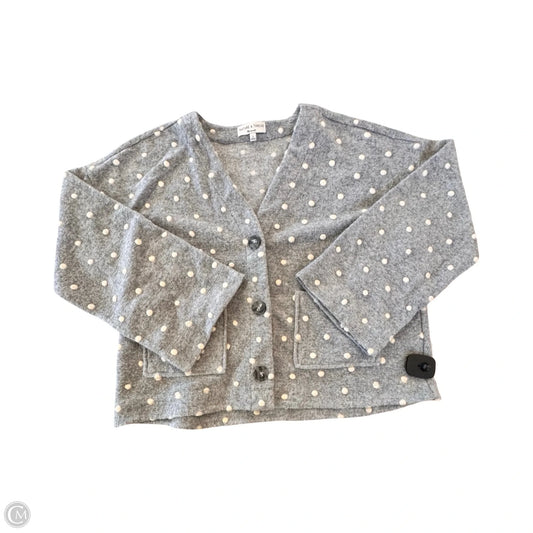 Sweater Cardigan By Madewell In Polkadot Pattern, Size: L