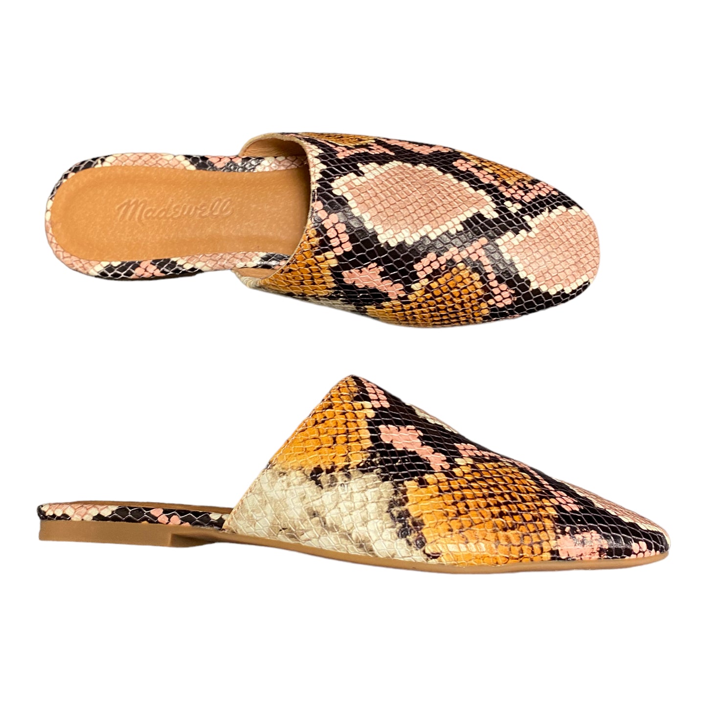 Shoes Flats By Madewell In Snakeskin Print, Size: 7