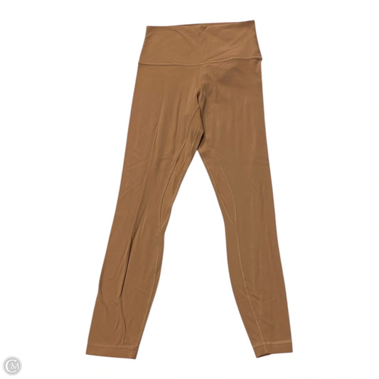 Athletic Leggings By Lululemon In Brown, Size: 6