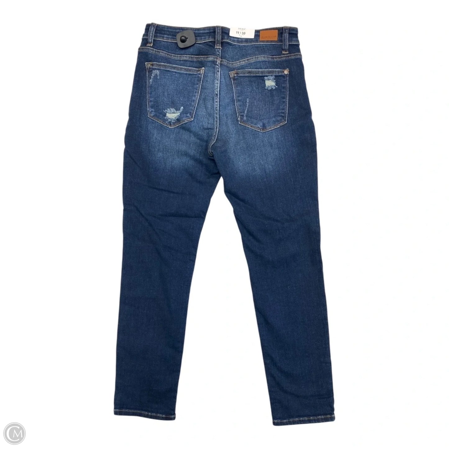 Jeans Straight By Judy Blue In Blue Denim, Size: 10