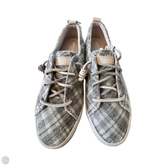 Shoes Sneakers By Sperry In Grey, Size: 7
