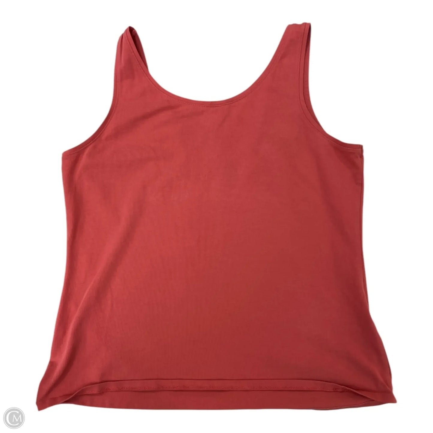 Top Sleeveless Basic By Nic + Zoe In Orange, Size: Xl