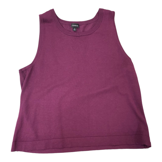 Top Sleeveless By Torrid In Purple, Size: 3x