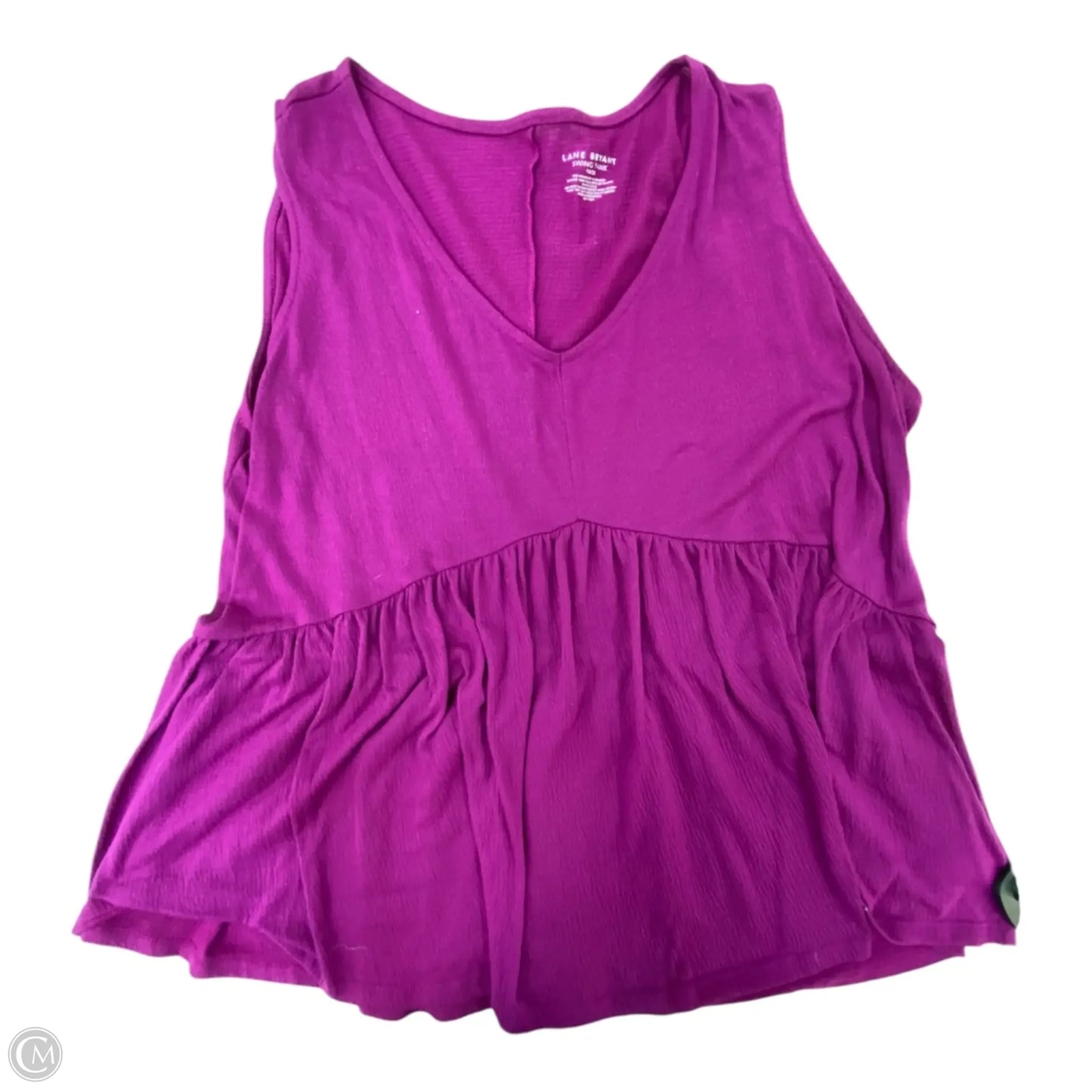 Top Sleeveless By Lane Bryant In Purple, Size: 18