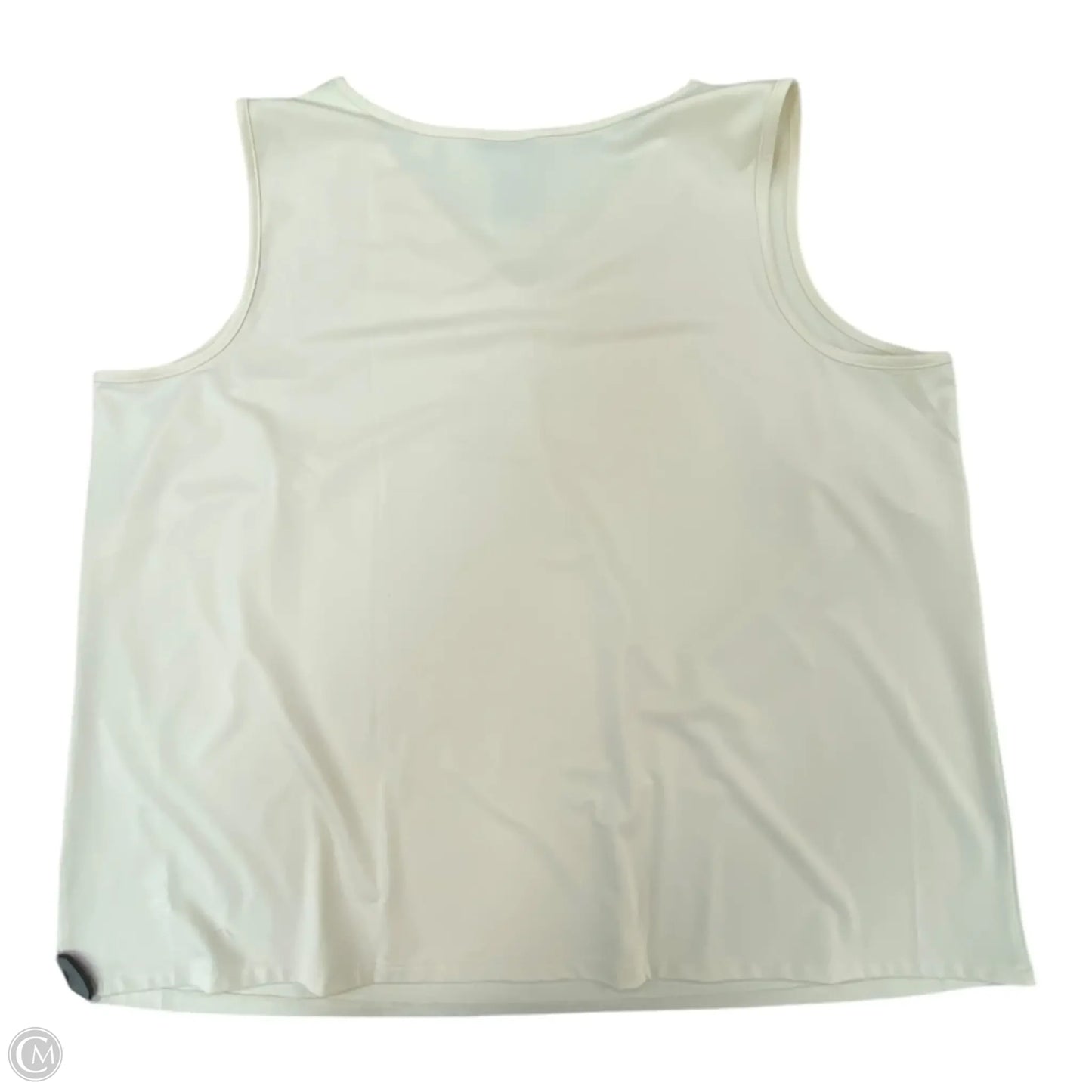 Top Sleeveless By Catherines In Cream, Size: 3x