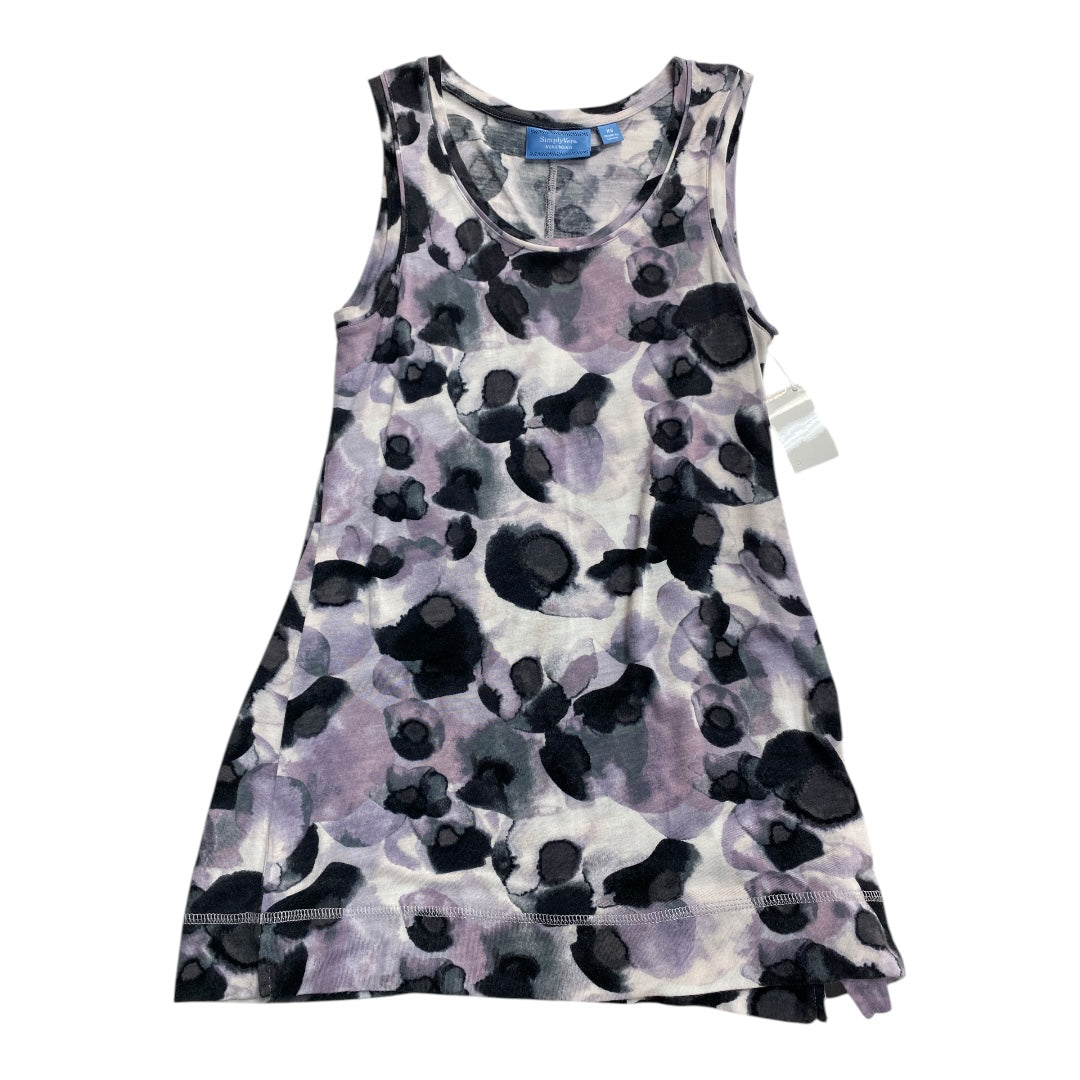 Top Sleeveless Basic By Simply Vera In Multi-colored, Size: Xs