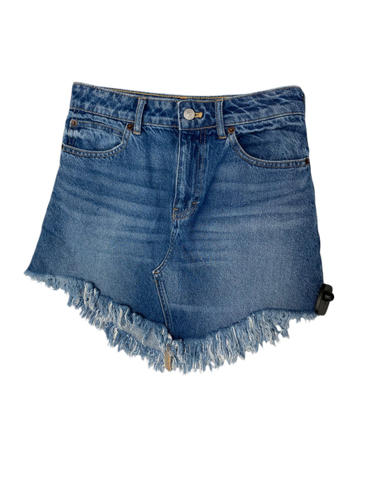 Skirt Mini & Short By We The Free In Blue Denim, Size: 0