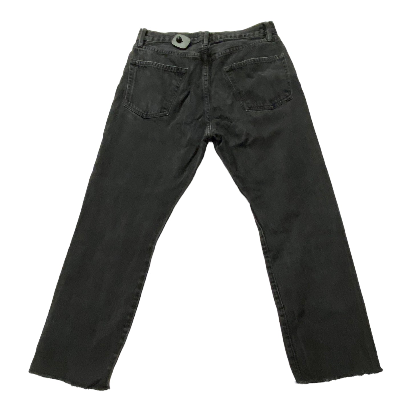 Black Denim Jeans Straight Frame, Size 8