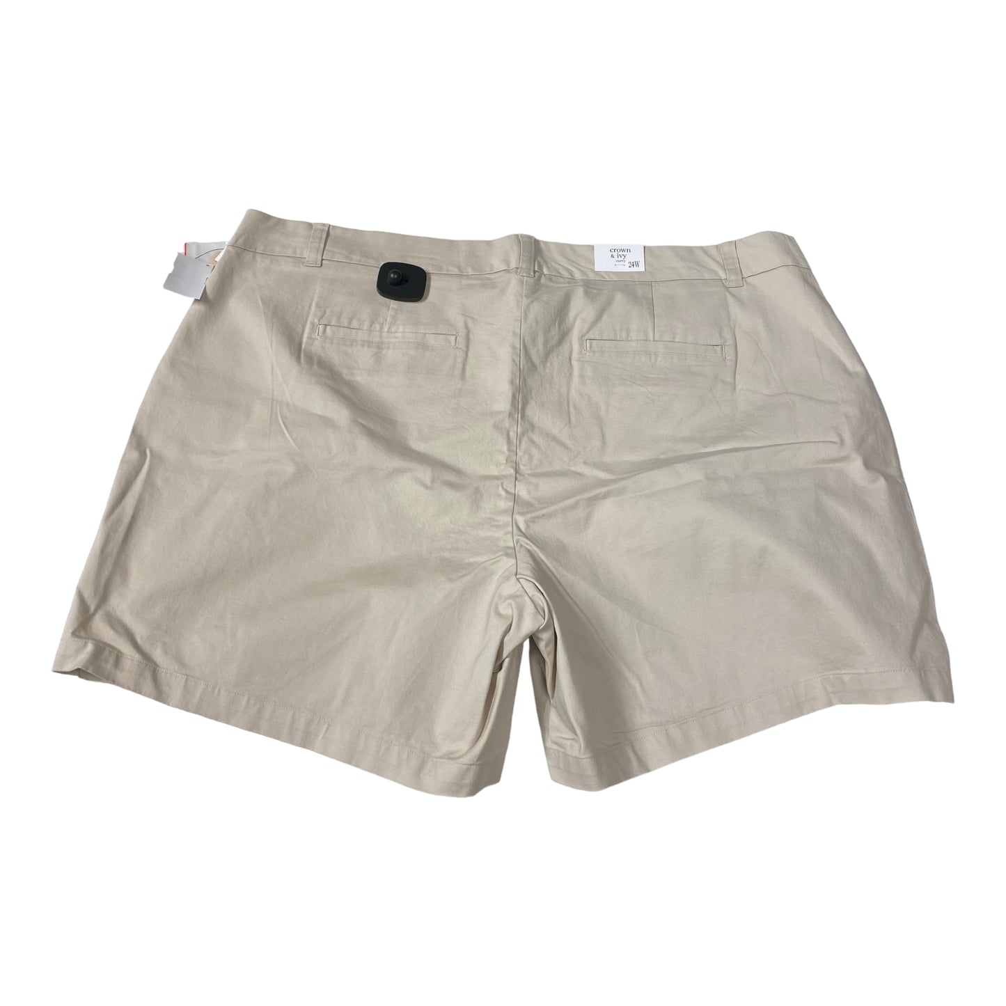 Tan Shorts Crown And Ivy, Size 24w