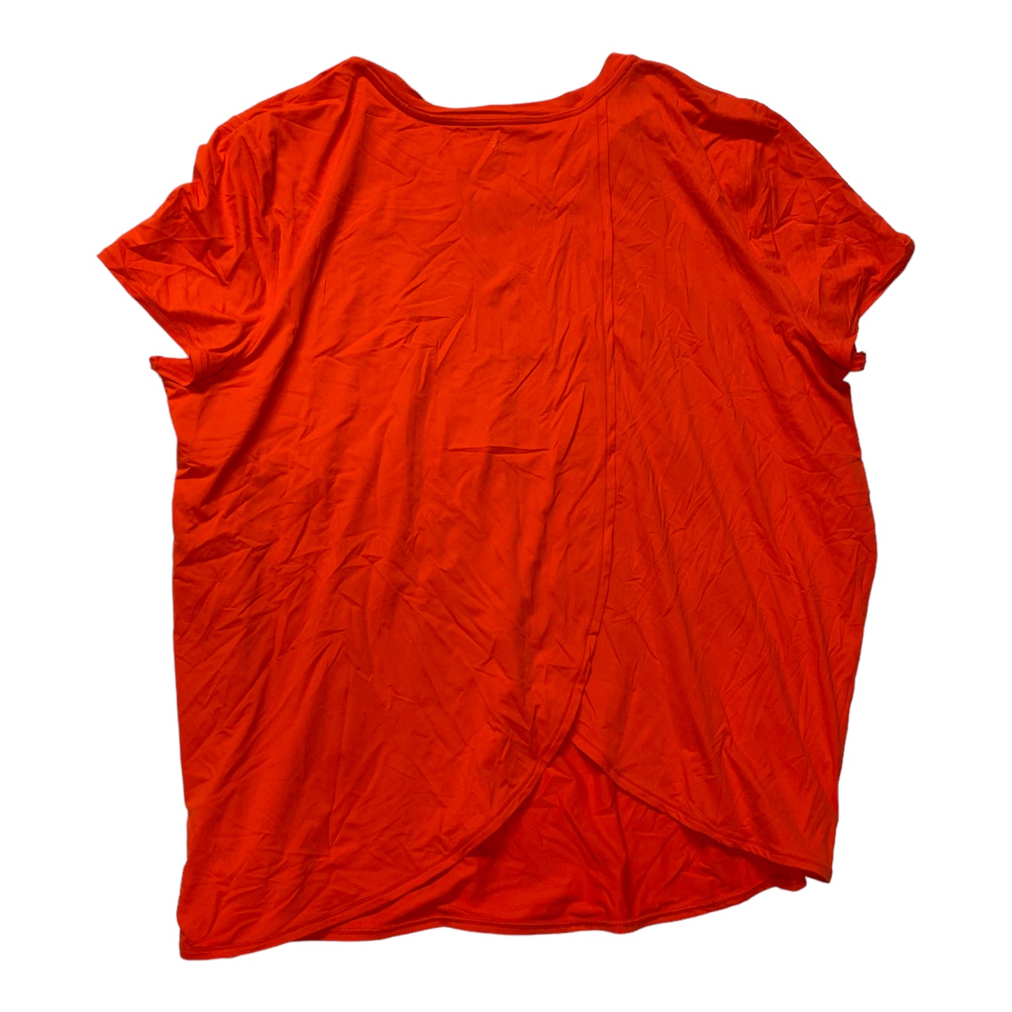 Red Athletic Top Short Sleeve Athleta, Size 1x