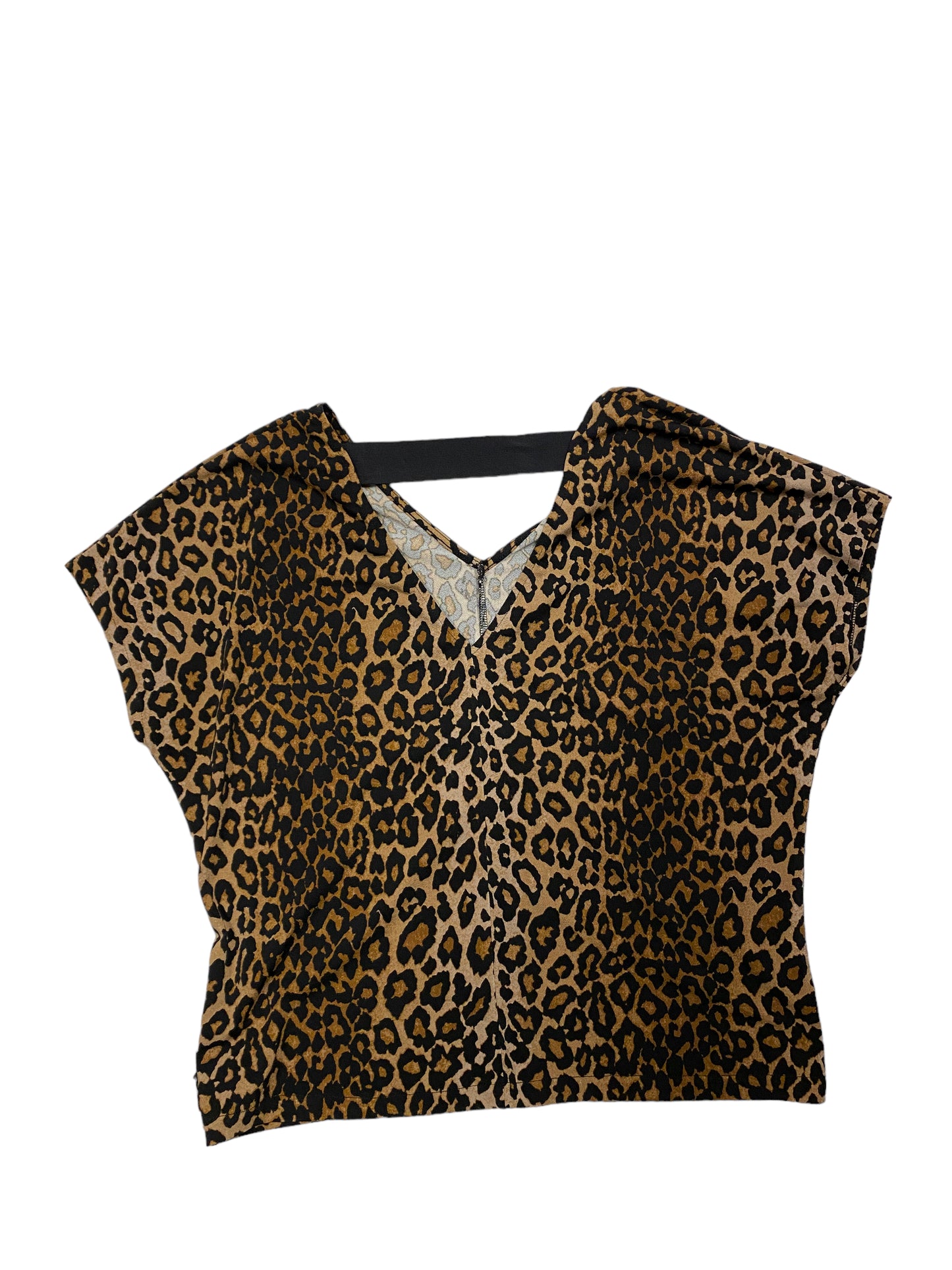 Top Short Sleeve By Rachel Roy In Animal Print, Size: S