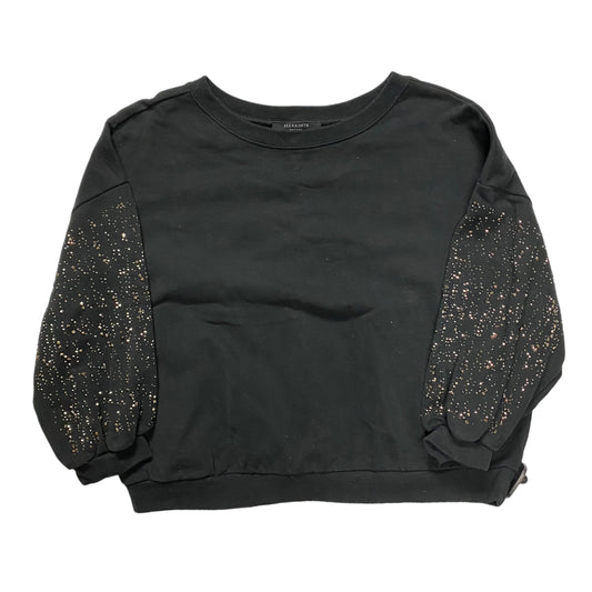 Top Long Sleeve Designer By All Saints In Black, Size: M