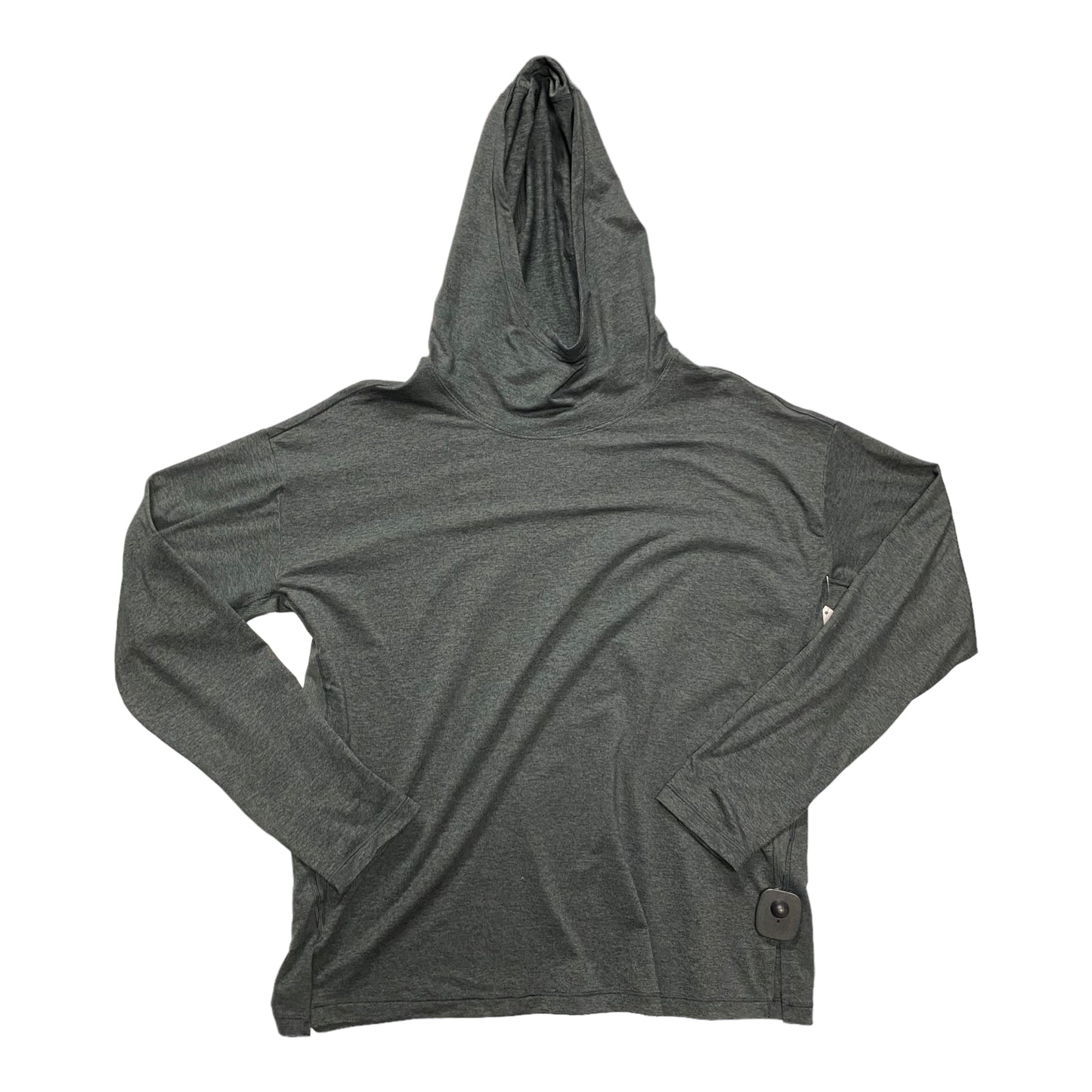 Athletic Top Long Sleeve Hoodie By Athleta In Grey, Size: L