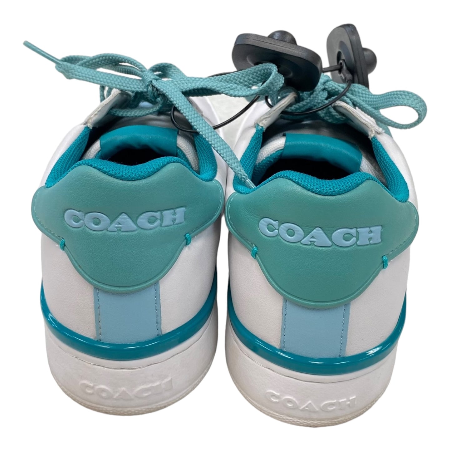 Shoes Designer By Coach In Green & White, Size: 6.5