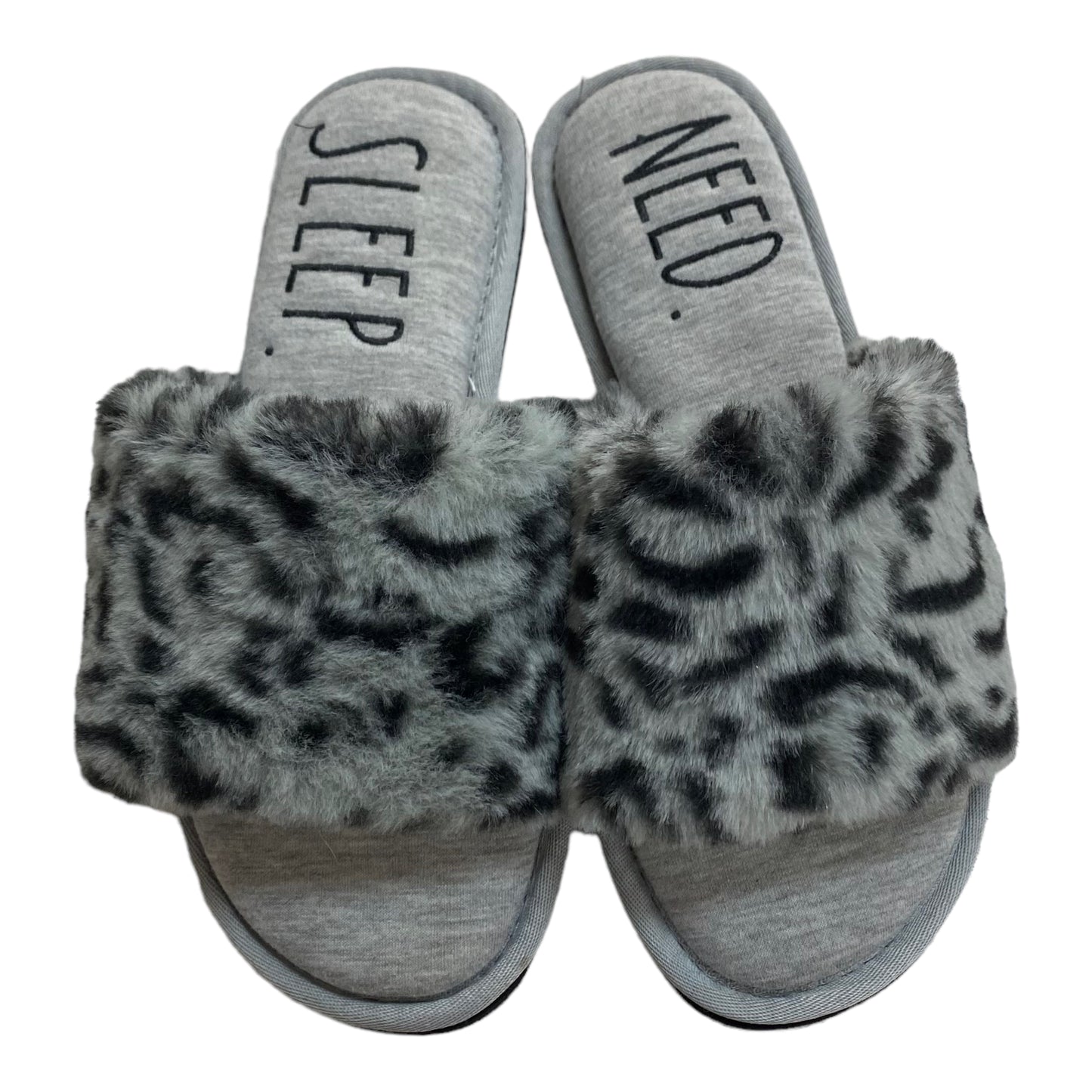 Slippers By RAE DUNN In Grey, Size: 7