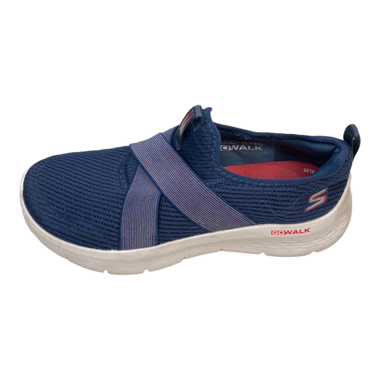 Shoes Athletic By Skechers In Blue, Size: 9.5