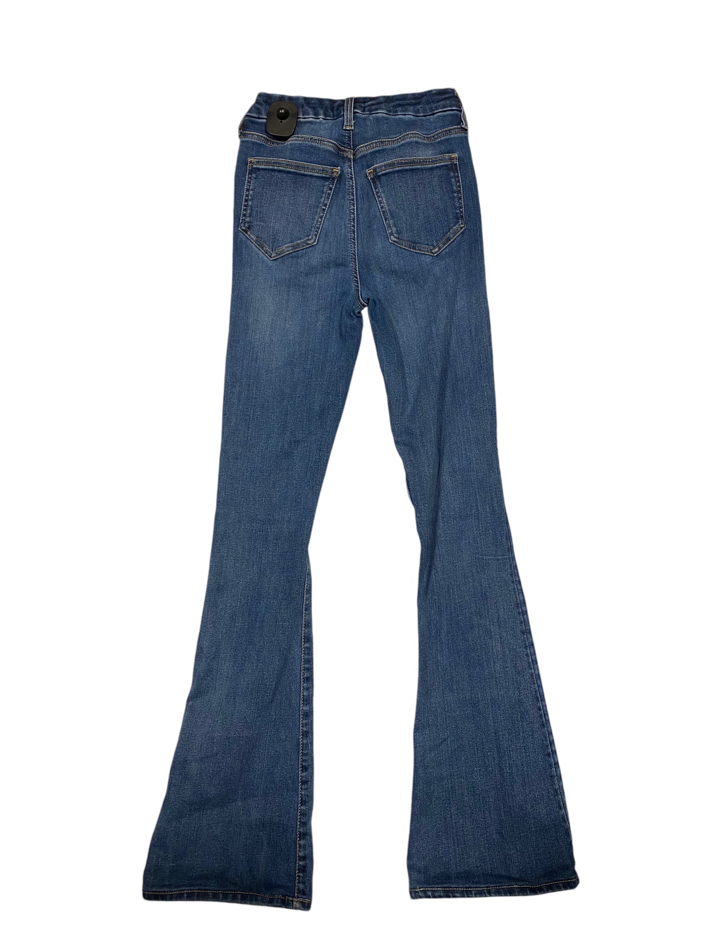 Jeans Flared By 7 For All Mankind In Blue Denim, Size: 0