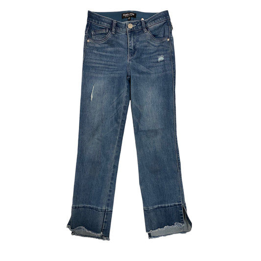 Jeans Straight By Mac & Me In Blue Denim, Size: 0