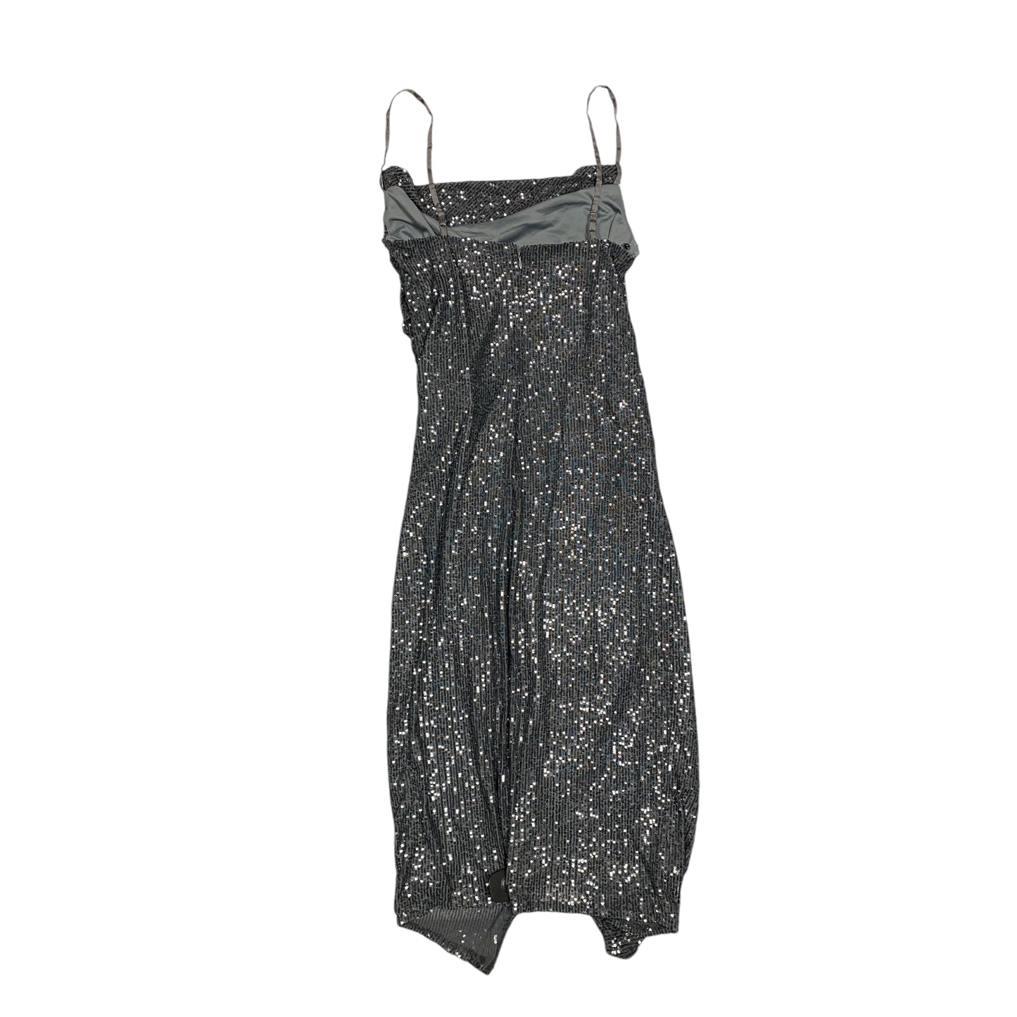 Dress Party Midi By Laundry In Silver, Size: 14