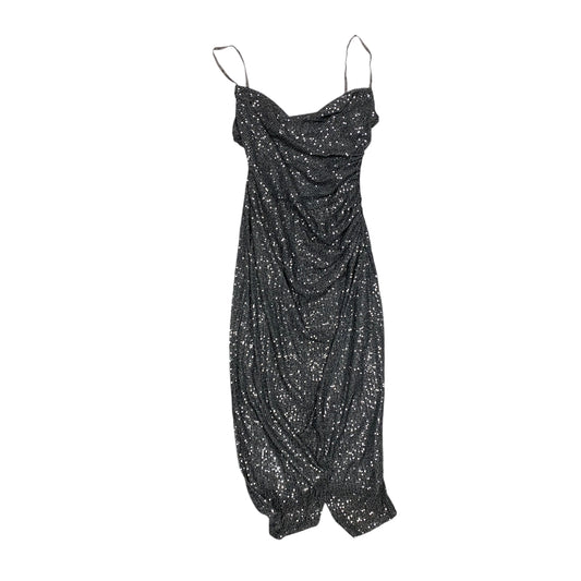 Dress Party Midi By Laundry In Silver, Size: 14