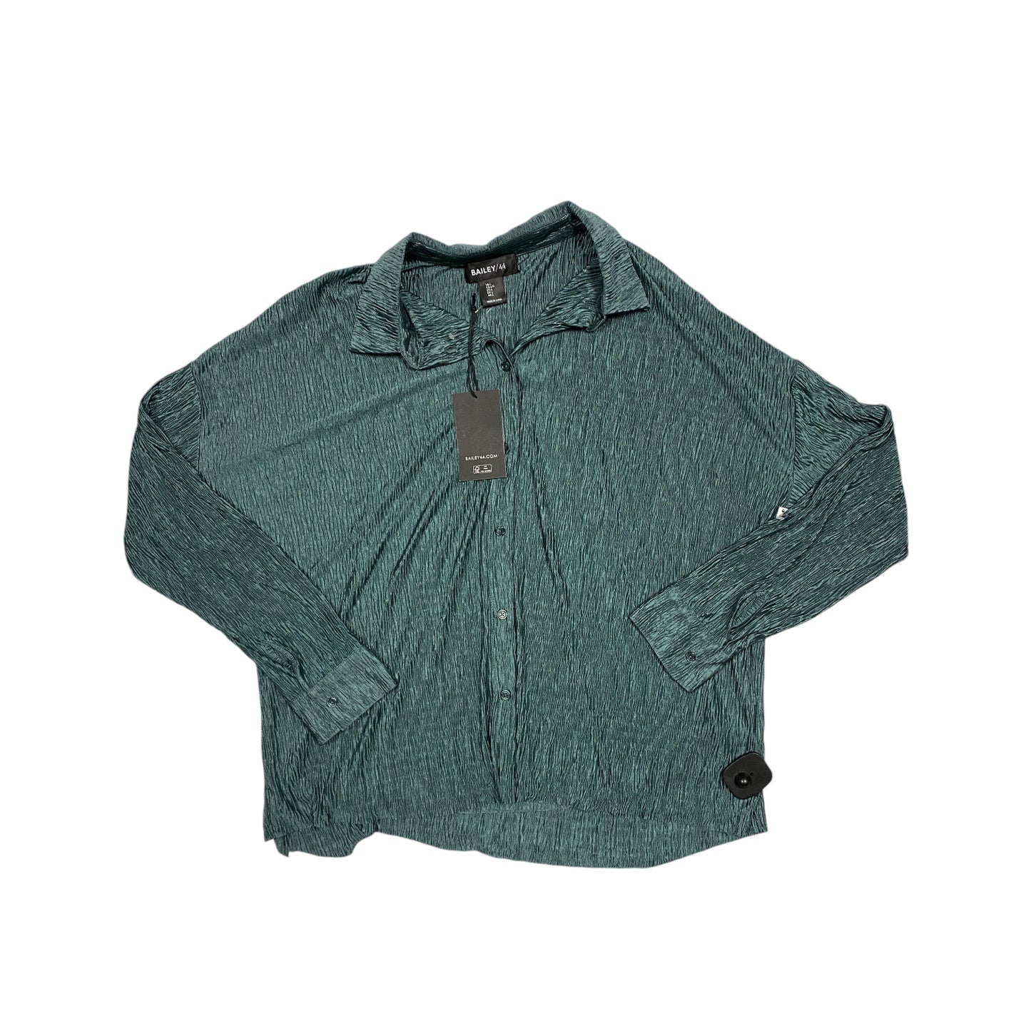 Top Long Sleeve By Bailey 44 In Green, Size: L