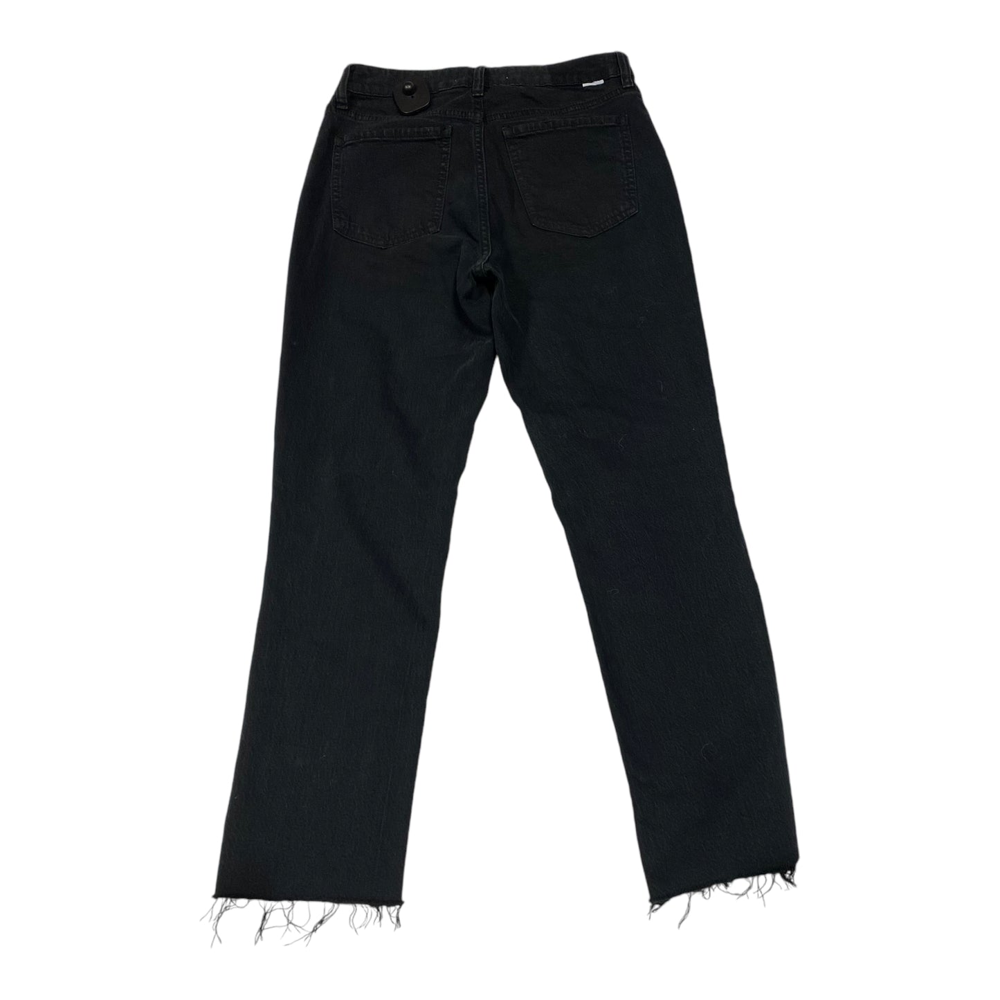 Jeans Straight By Daze In Black Denim, Size: 2