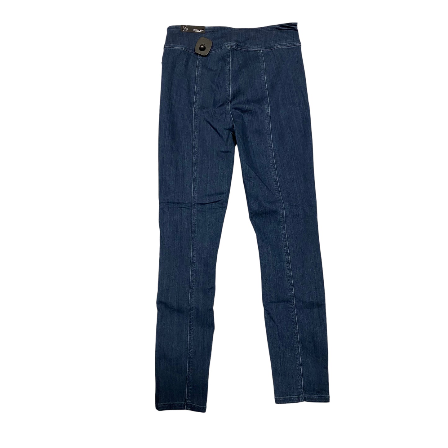 Jeans Skinny By Liverpool In Blue Denim, Size: 4