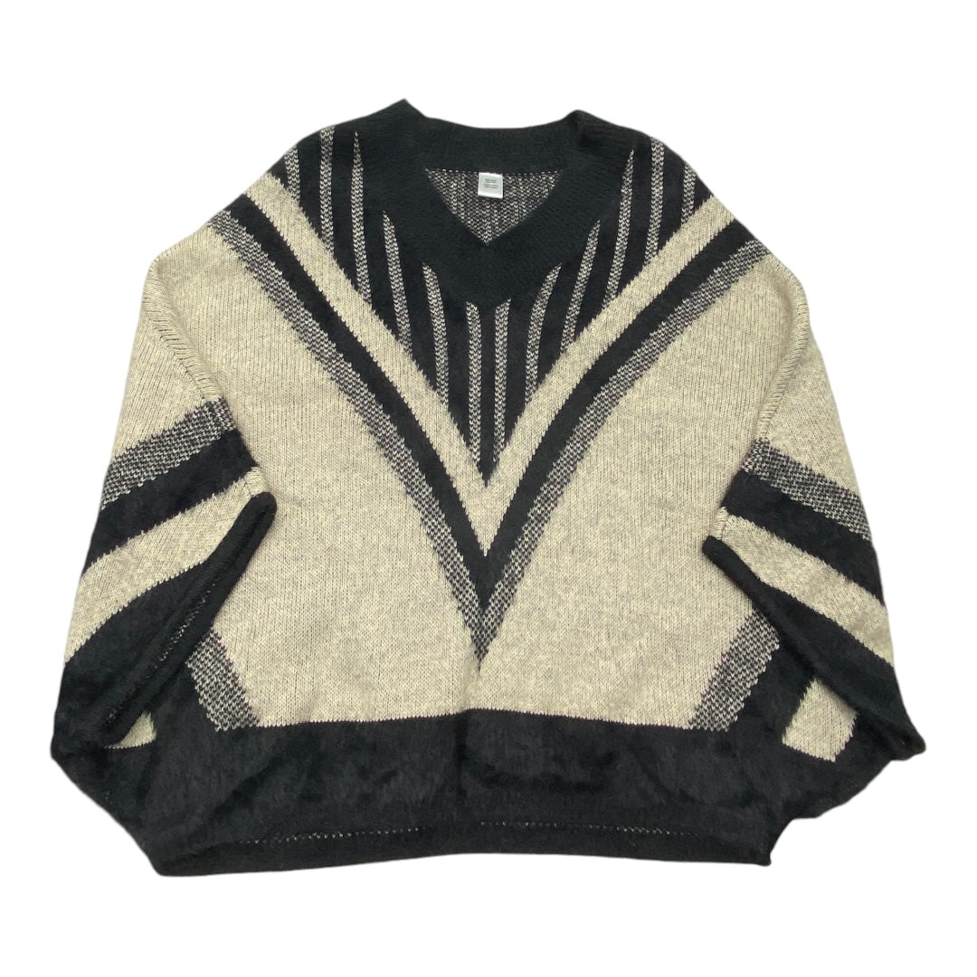 Sweater By Cmc In Black & Tan