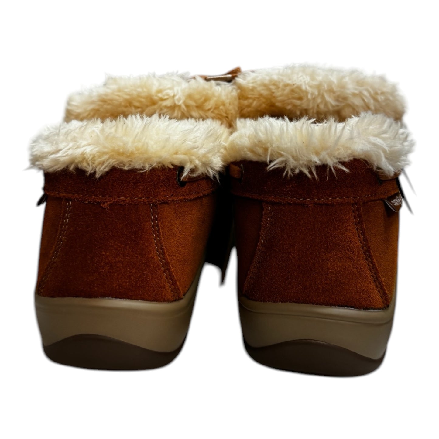 Slippers By Orthofeet In Brown & Cream