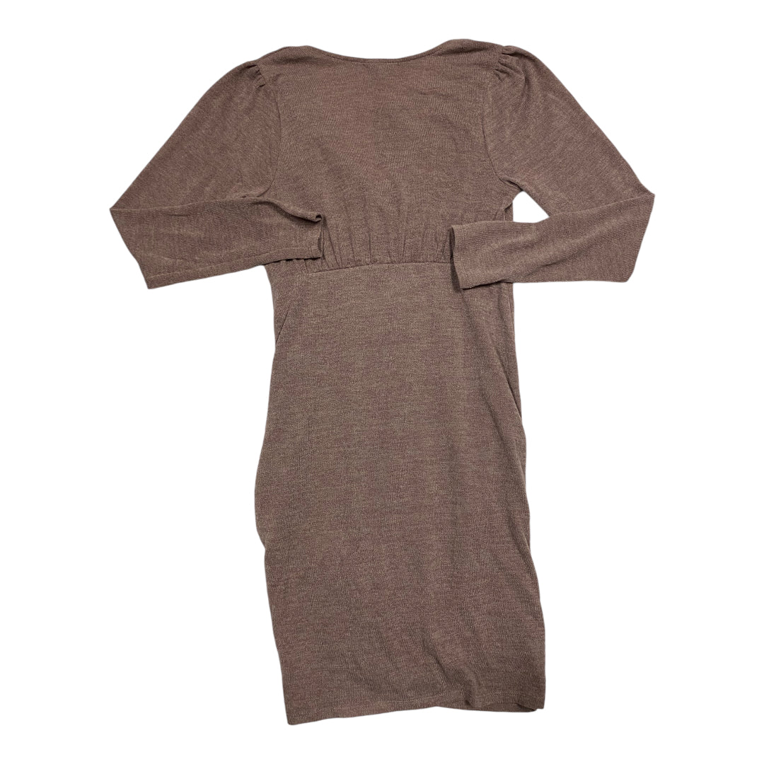 Dress Casual Short By Gilli In Brown, Size: L